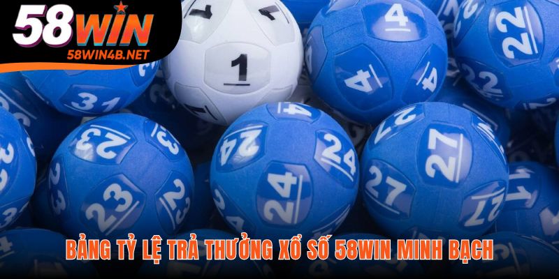 Bảng tỷ lệ xổ số minh bạch với mức thưởng 1 ăn 99.5