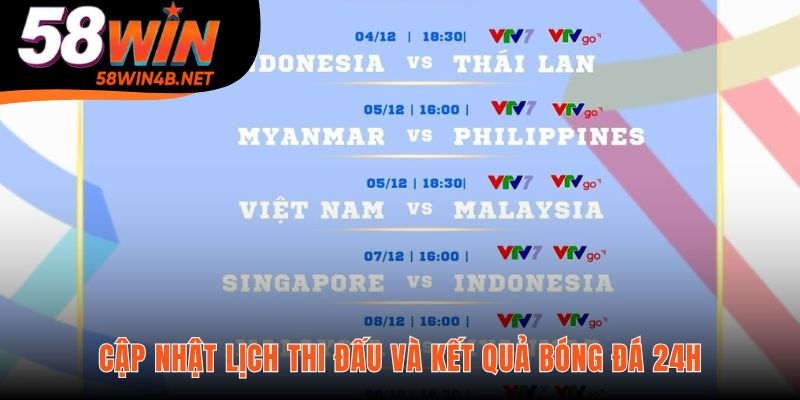 Lịch thi đấu cập nhật các trận cầu đỉnh cao và kèo đề xuất