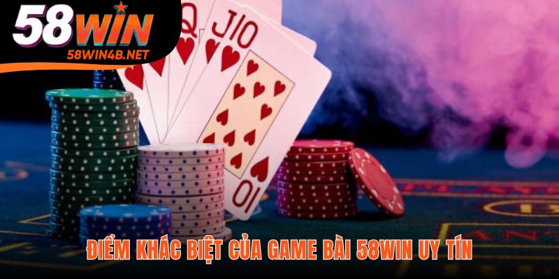 Game bài 58win khẳng định uy tín bằng công nghệ RNG