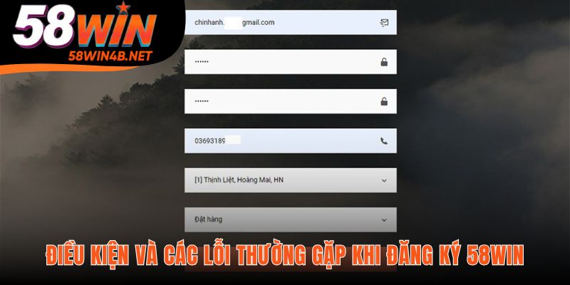 Điều kiện cần có và lỗi cần tránh khi đăng ký tài khoản