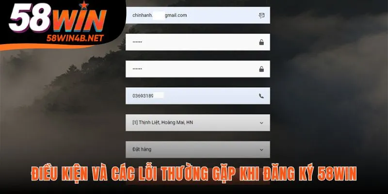 Điều kiện cần có và lỗi cần tránh khi đăng ký tài khoản